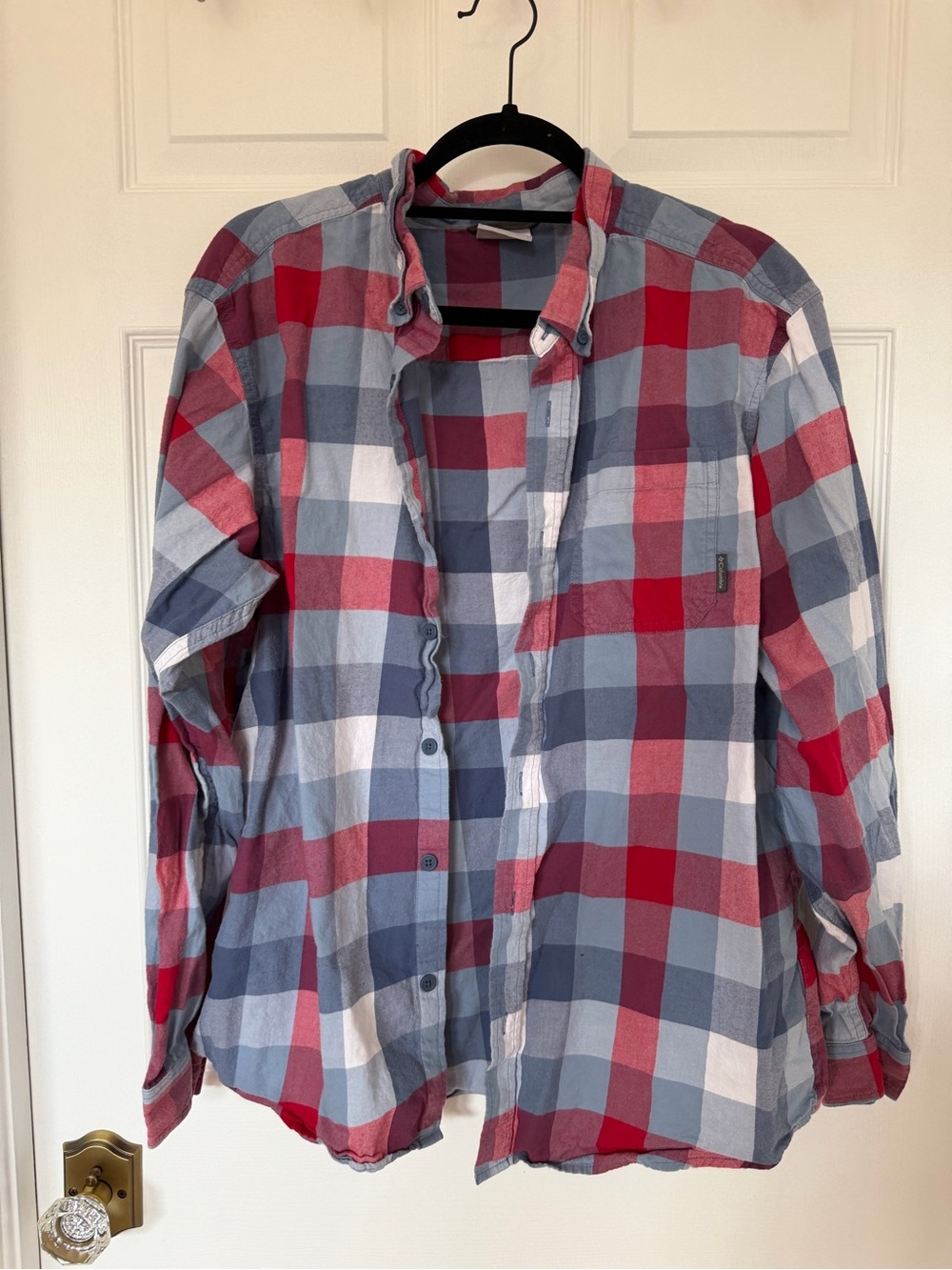 Columbia Plaid Button Down Shirt